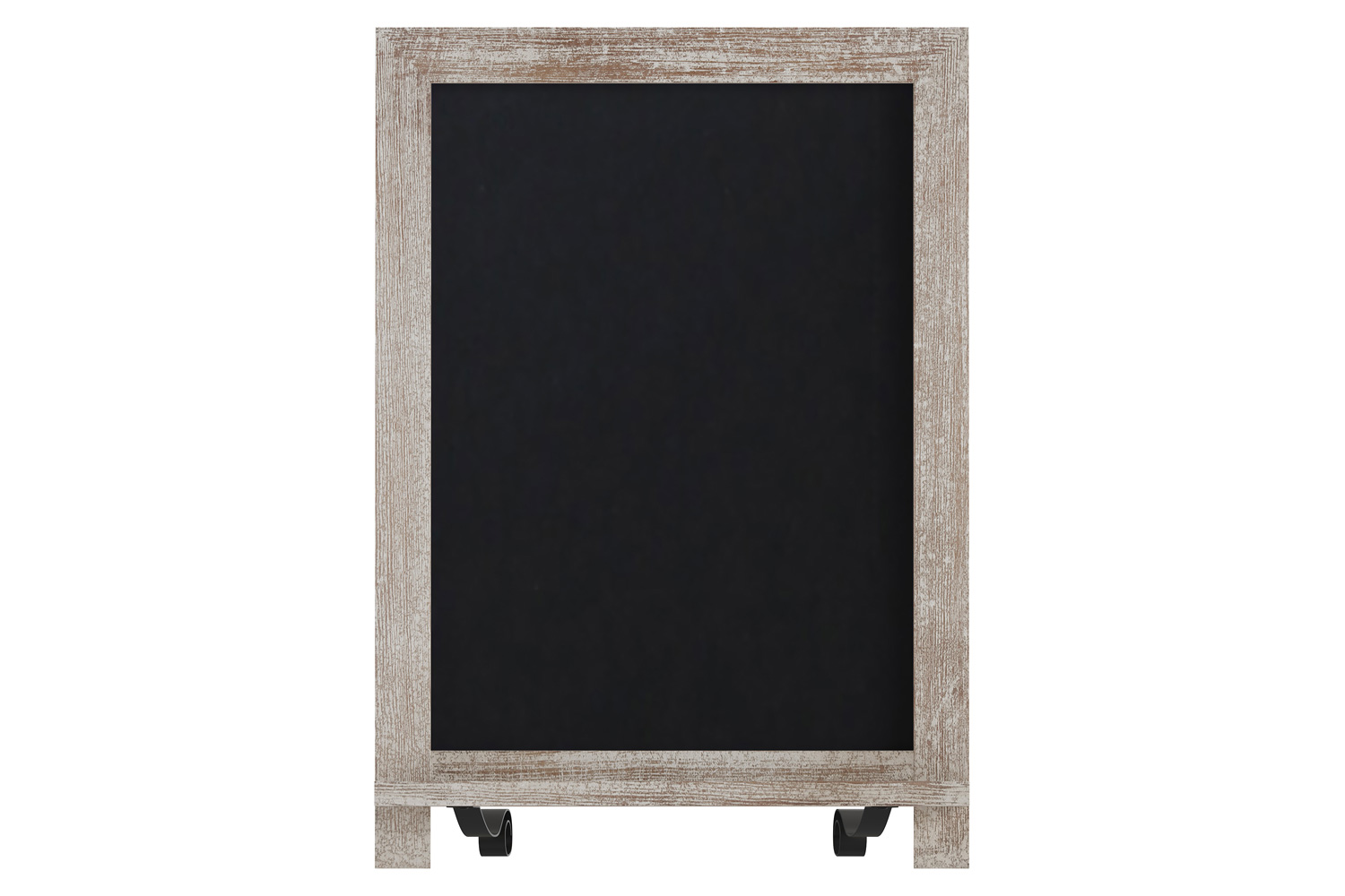 BLNK Canterbury Weathered Tabletop Magnetic Chalkboards with Metal Scrolled Legs Set of 10 - 12"W x 17"H