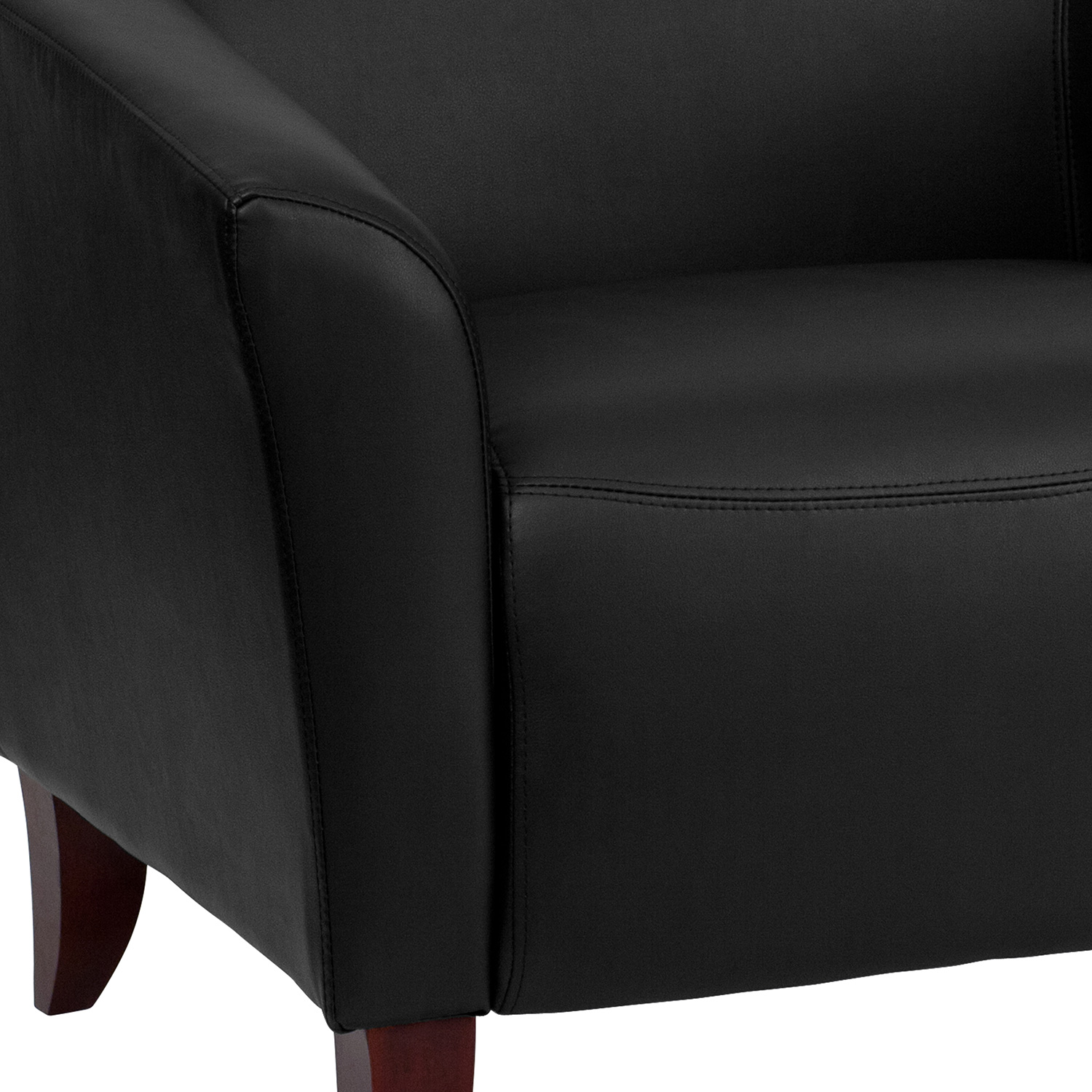 BLNK™ HERCULES Imperial Series LeatherSoft Chair - Black