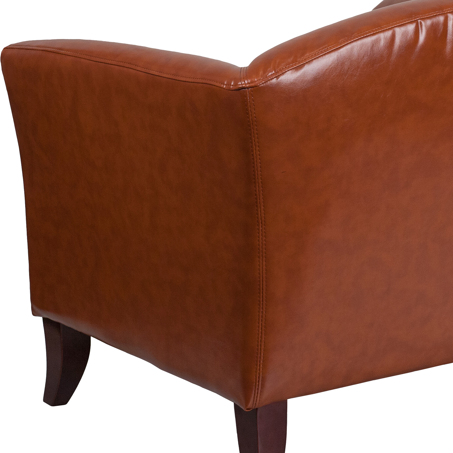 BLNK™ HERCULES Imperial Series LeatherSoft Chair - Cognac