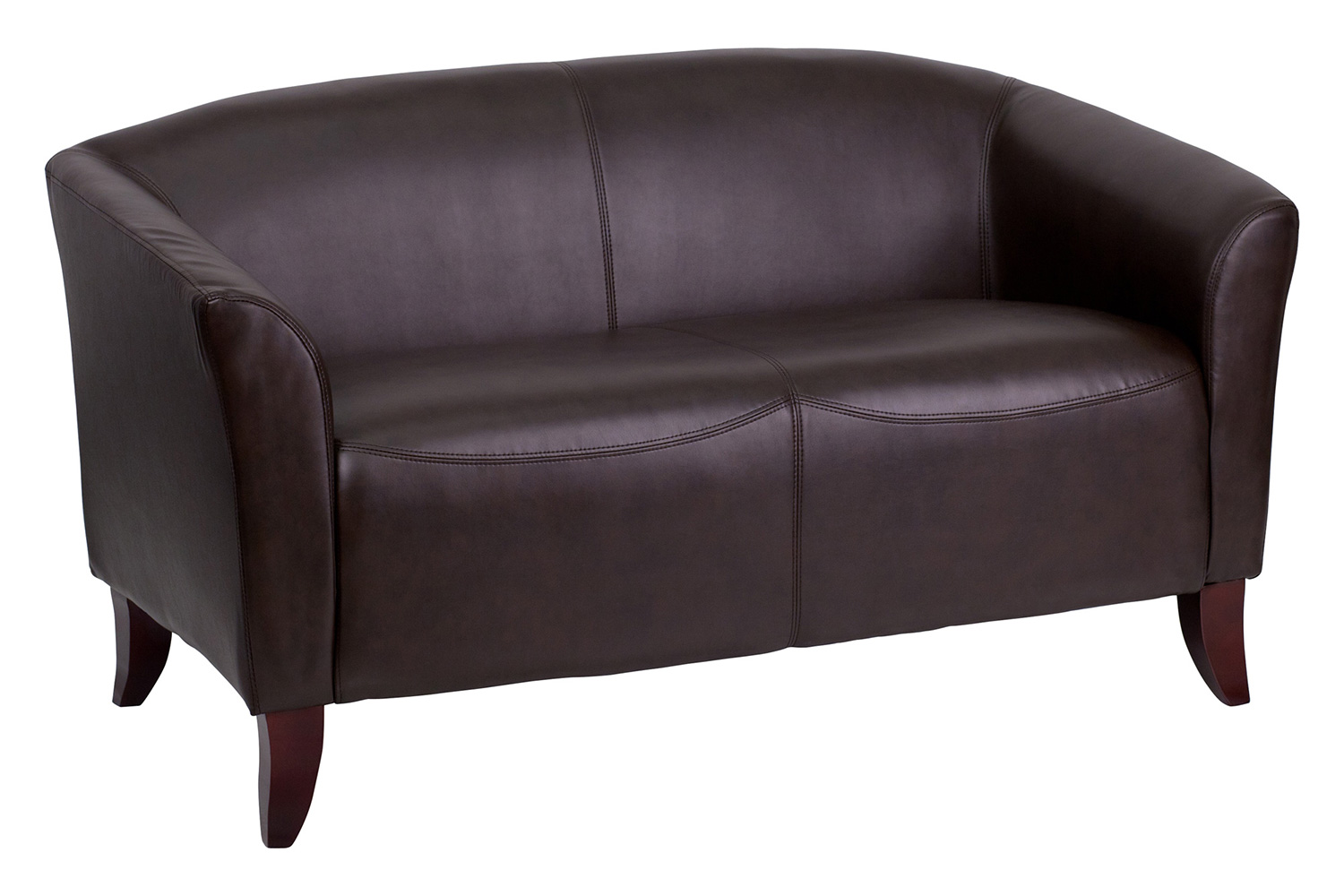 BLNK HERCULES Imperial Series LeatherSoft Loveseat - Brown