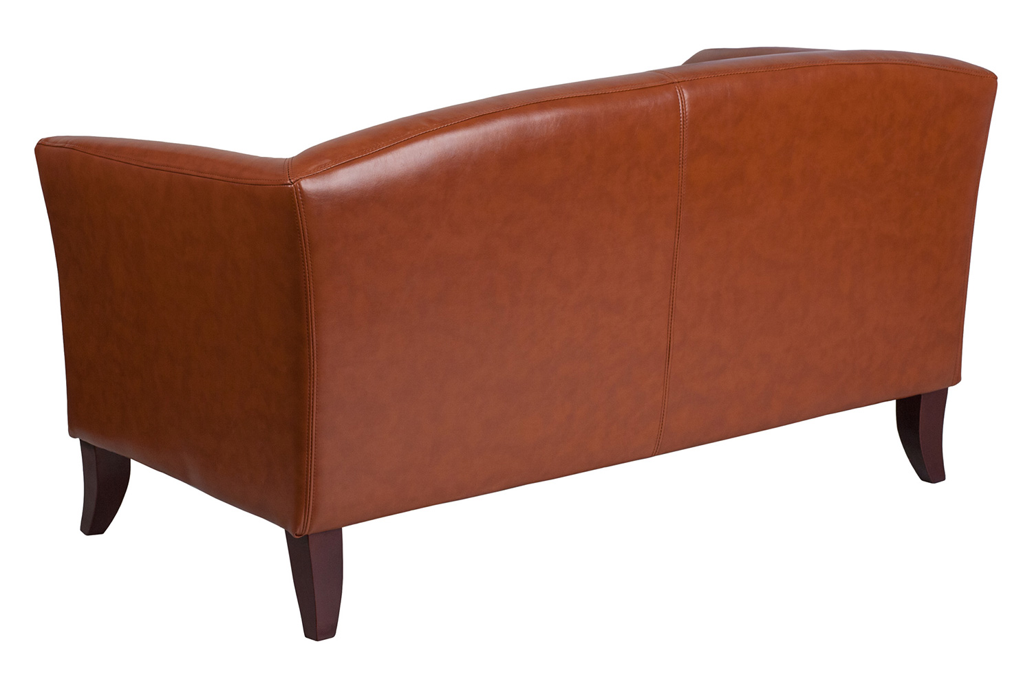 BLNK HERCULES Imperial Series LeatherSoft Loveseat - Cognac