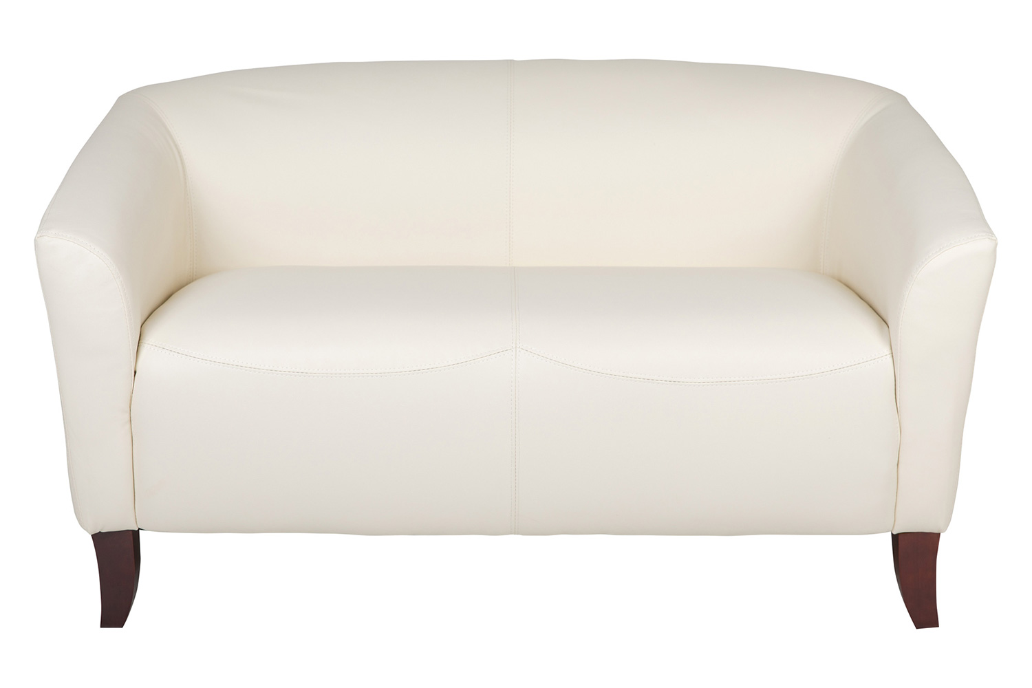 BLNK HERCULES Imperial Series LeatherSoft Loveseat - Ivory