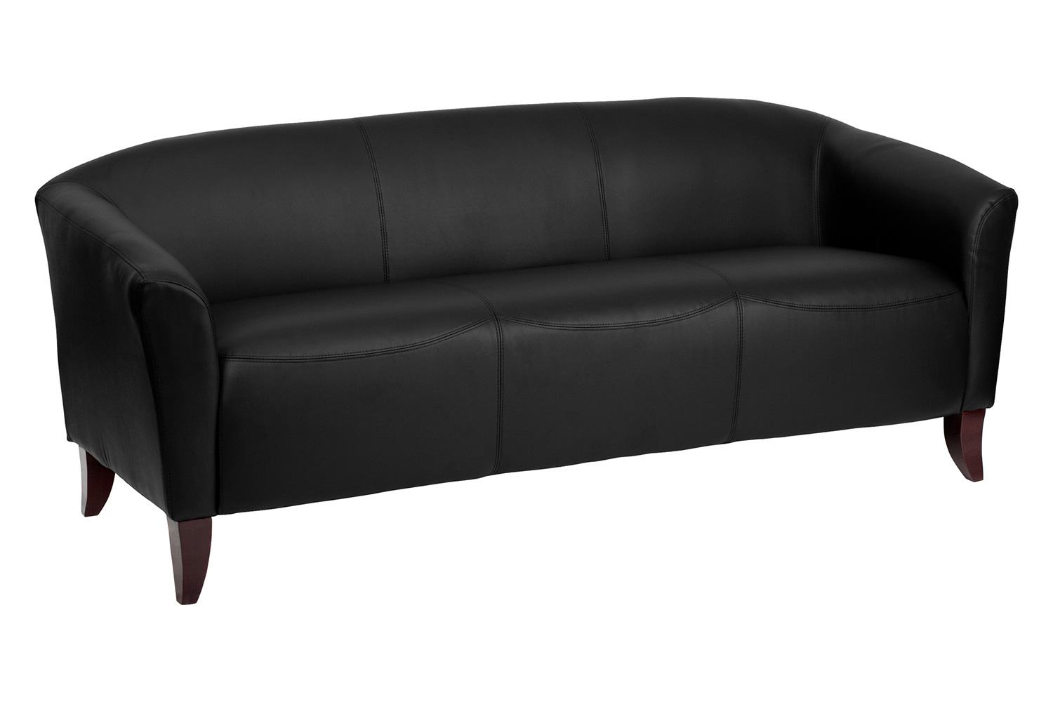 BLNK HERCULES Imperial Series LeatherSoft Sofa - Black