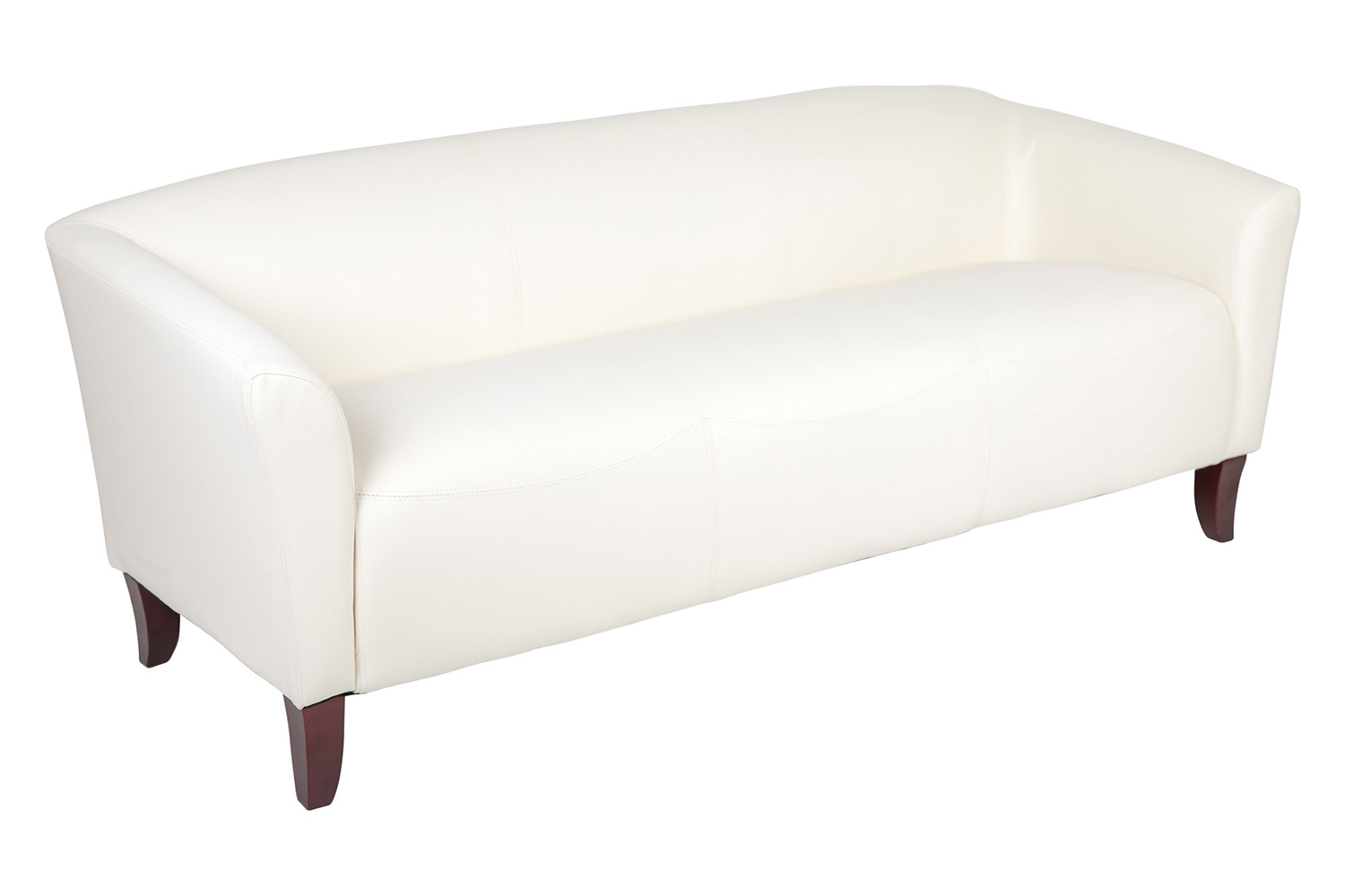 BLNK HERCULES Imperial Series LeatherSoft Sofa - Ivory