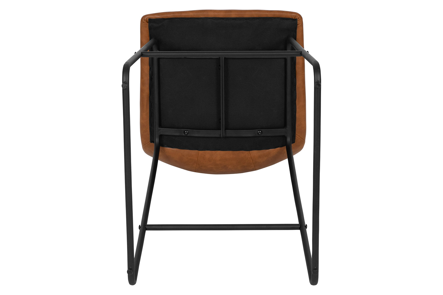 BLNK™ Reagan Commercial LeatherSoft Bar Height Bar Stools Set of 2 - Light Brown