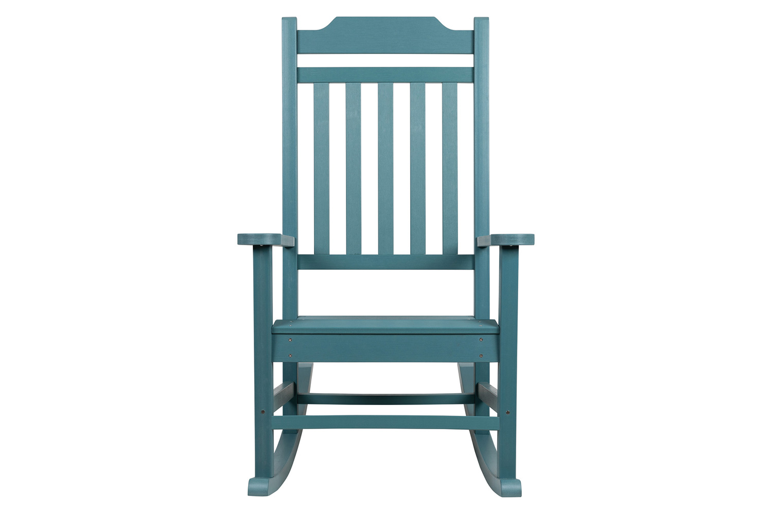 BLNK Winston All-Weather Faux Wood Rocking Chair Set of 2 - Teal