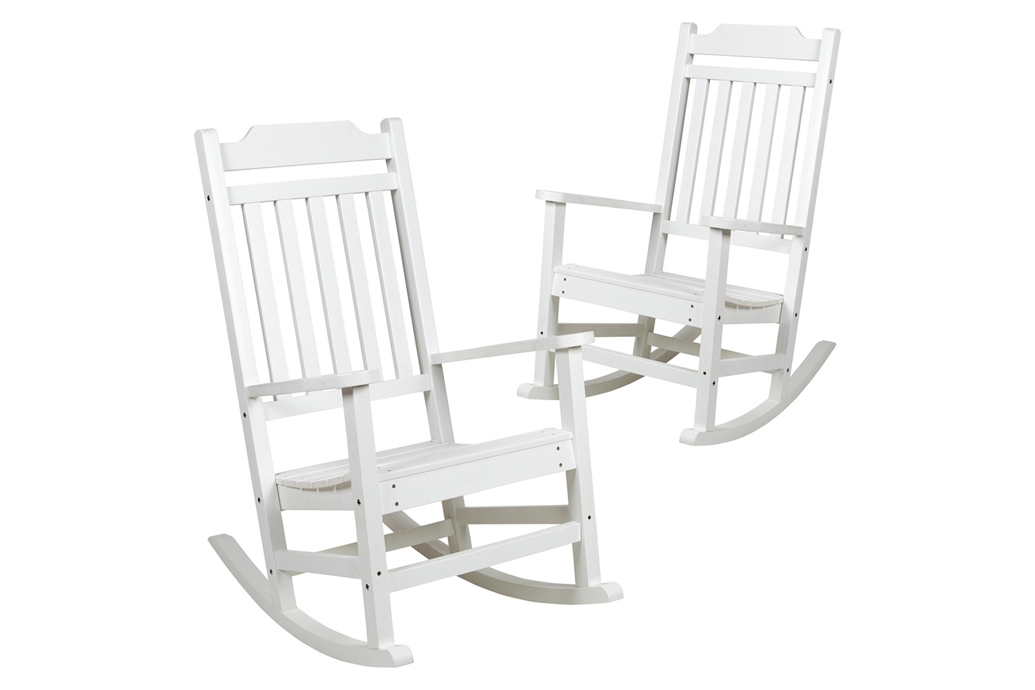 BLNK Winston All-Weather Faux Wood Rocking Chair Set of 2