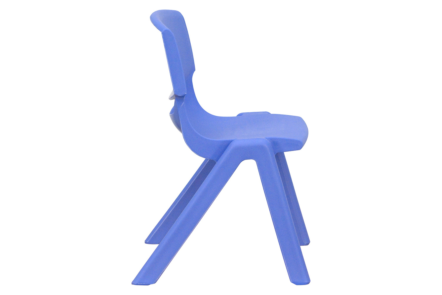 BLNK™ Whitney Plastic Stackable School Chair 2 Pack - Blue, 12"H Seat