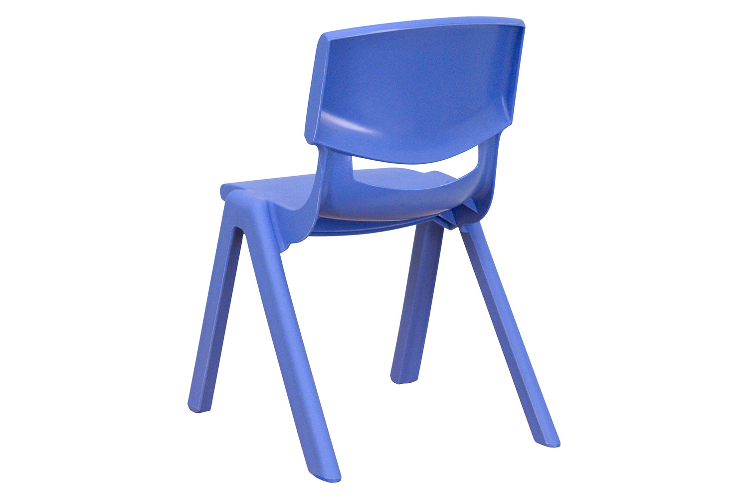 BLNK™ Whitney Plastic Stackable School Chair 2 Pack - Blue, 12"H Seat