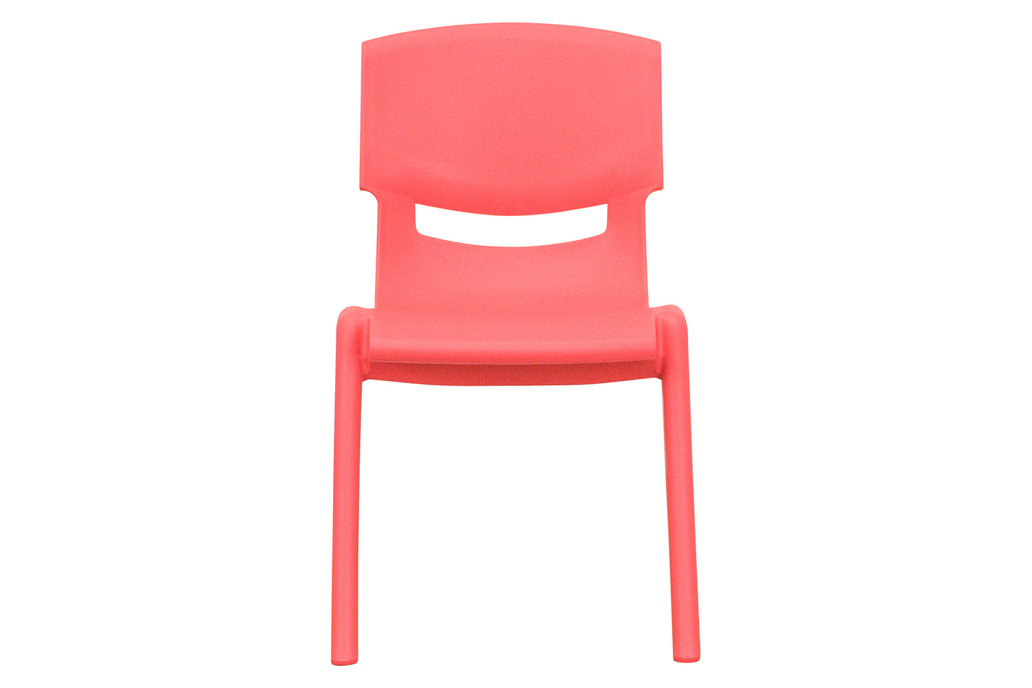 BLNK™ Whitney Plastic Stackable School Chair 2 Pack - Red, 12"H Seat