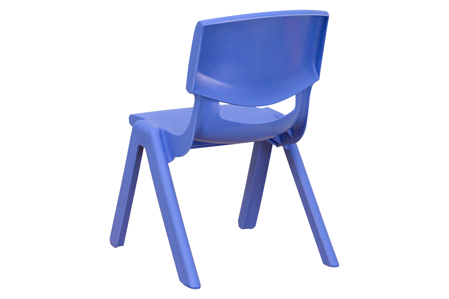 BLNK™ Whitney Plastic Stackable School Chair 2 Pack - Blue, 10.5"H Seat