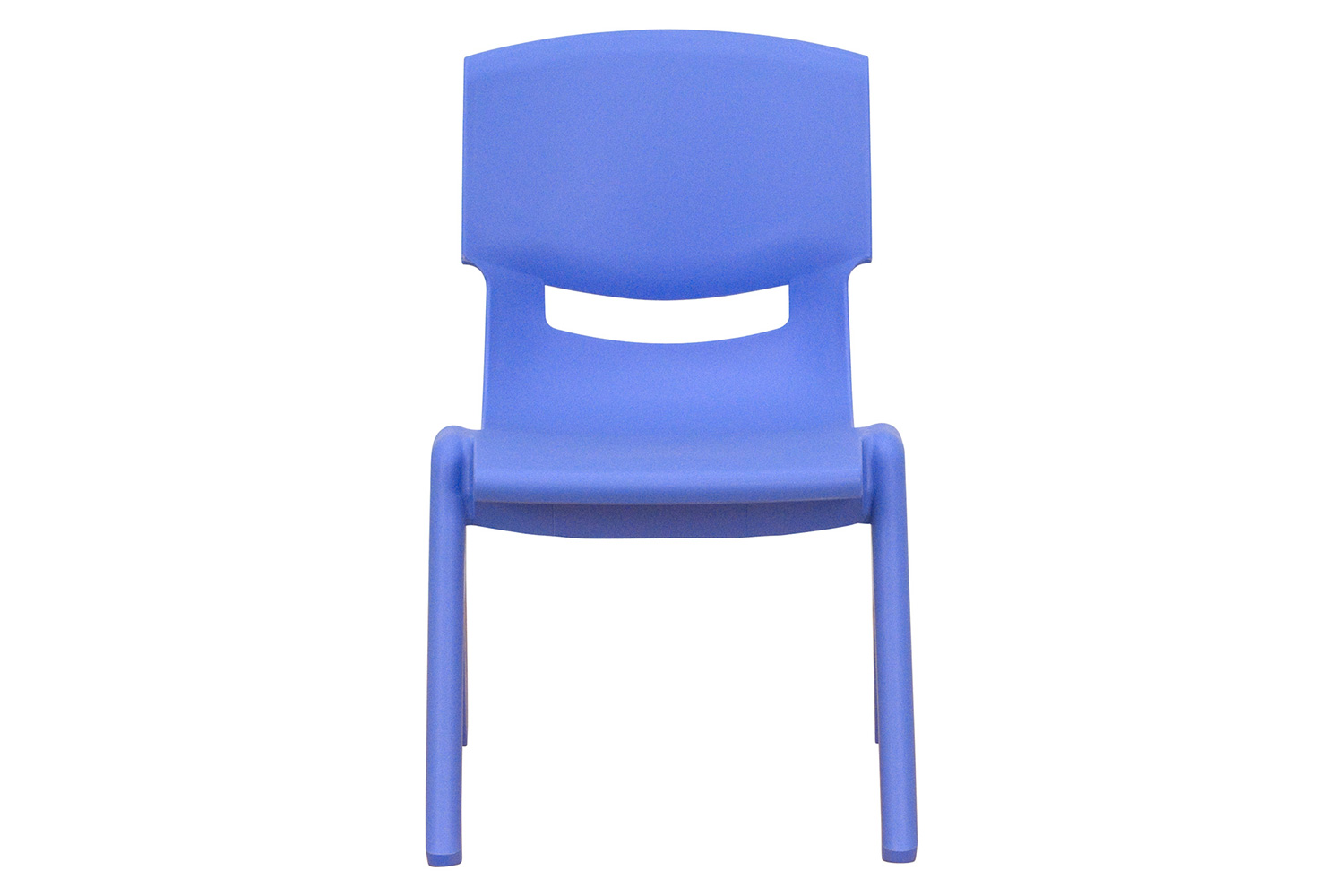 BLNK™ Whitney Plastic Stackable School Chair 2 Pack - Blue, 10.5"H Seat