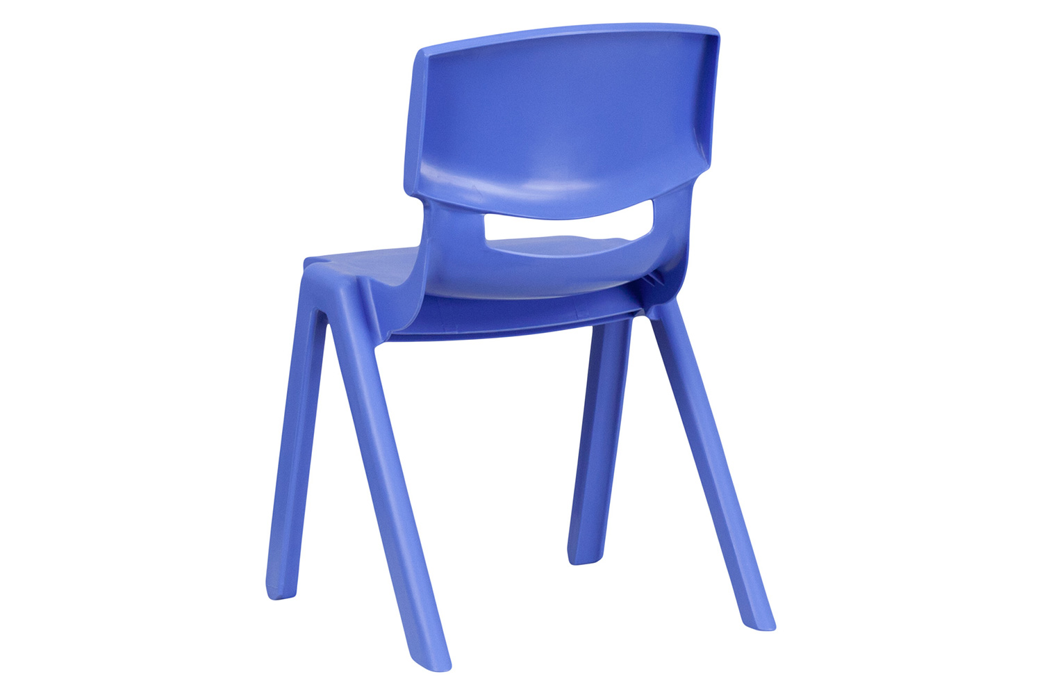 BLNK™ Whitney Plastic Stackable School Chair 2 Pack - Blue, 13.25"H Seat