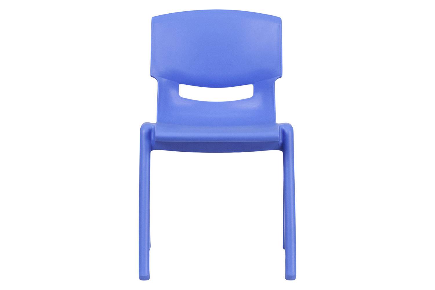 BLNK™ Whitney Plastic Stackable School Chair 2 Pack - Blue, 13.25"H Seat