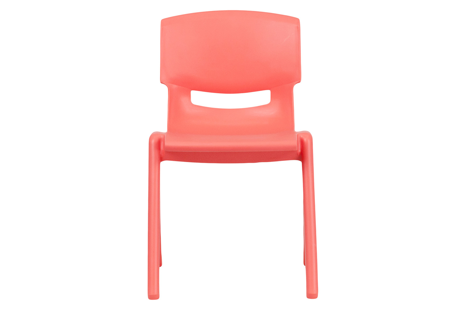 BLNK™ Whitney Plastic Stackable School Chair 2 Pack - Red, 13.25"H Seat