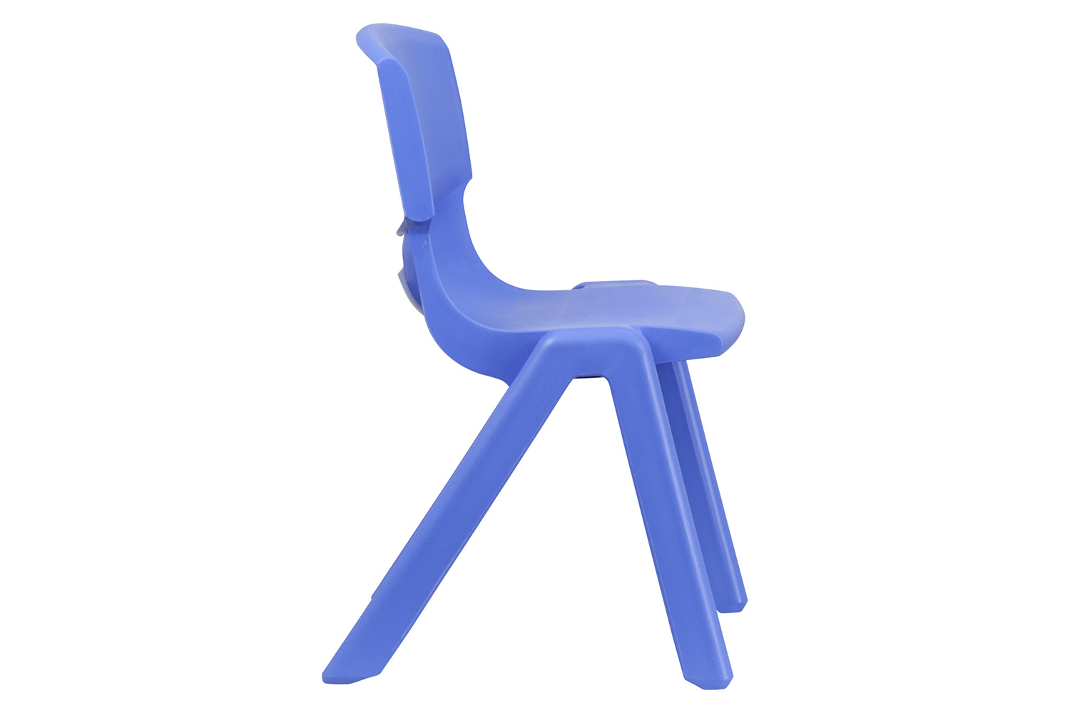 BLNK™ Whitney Plastic Stackable School Chair 2 Pack - Blue, 15.5"H Seat