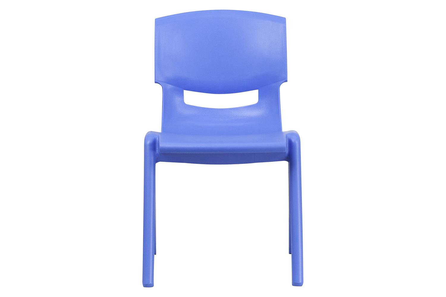 BLNK™ Whitney Plastic Stackable School Chair 2 Pack - Blue, 15.5"H Seat