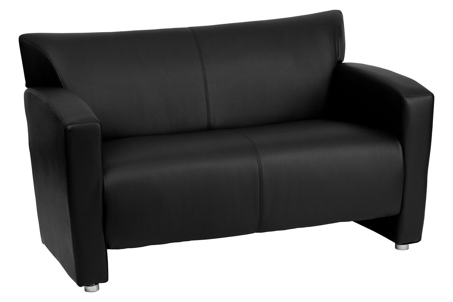 BLNK HERCULES Majesty Series LeatherSoft Loveseat - Black