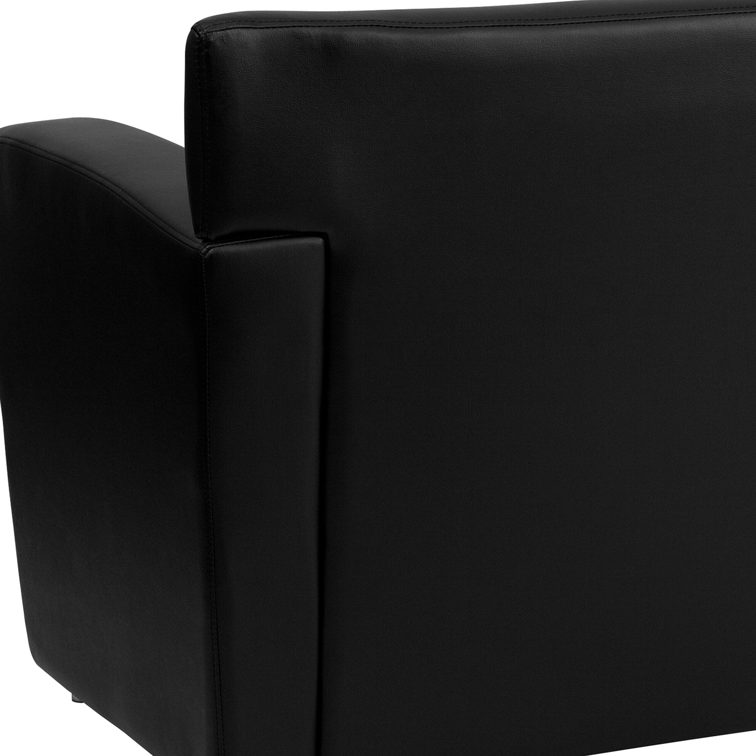 BLNK HERCULES Majesty Series LeatherSoft Loveseat - Black