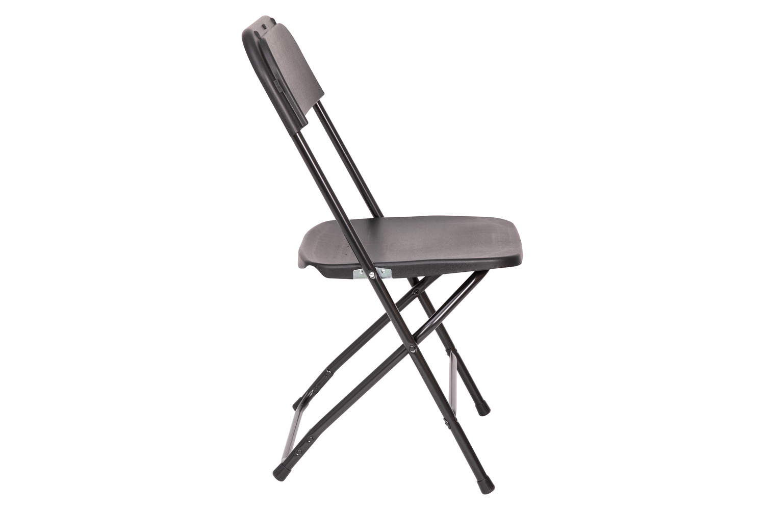 BLNK Hercules Big and Tall Commercial Folding Chair 4-Pack - Black