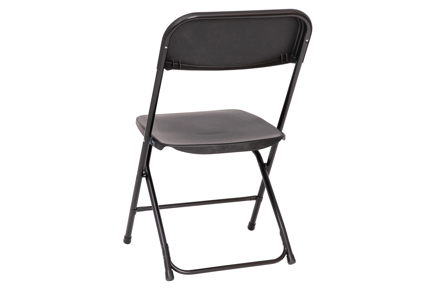 BLNK Hercules Big and Tall Commercial Folding Chair 4-Pack - Black