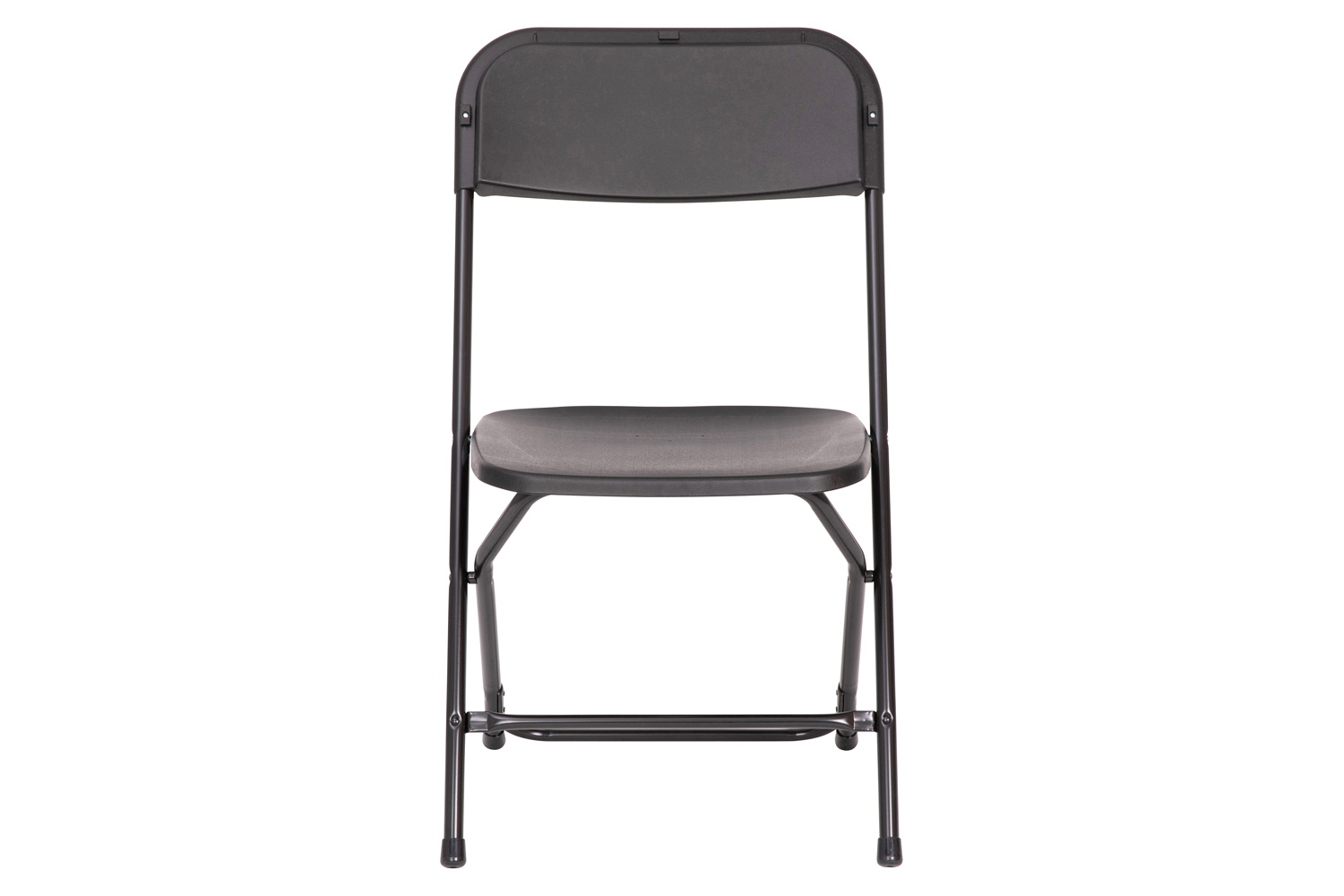 BLNK Hercules Big and Tall Commercial Folding Chair 4-Pack - Black