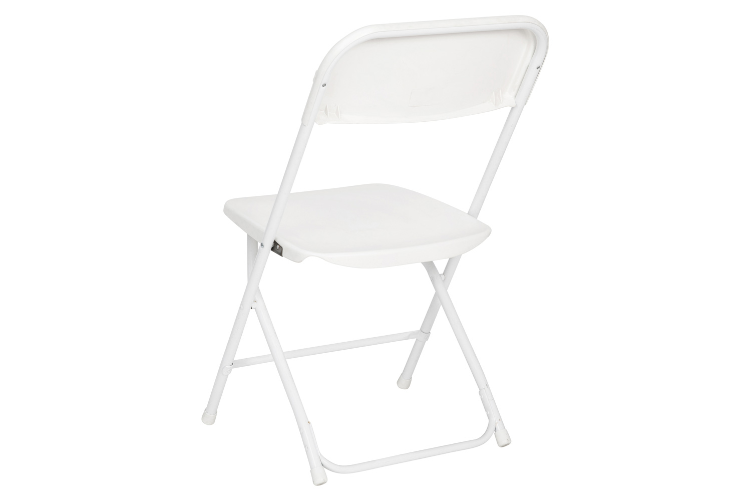 BLNK Hercules Big and Tall Commercial Folding Chair 4-Pack - White