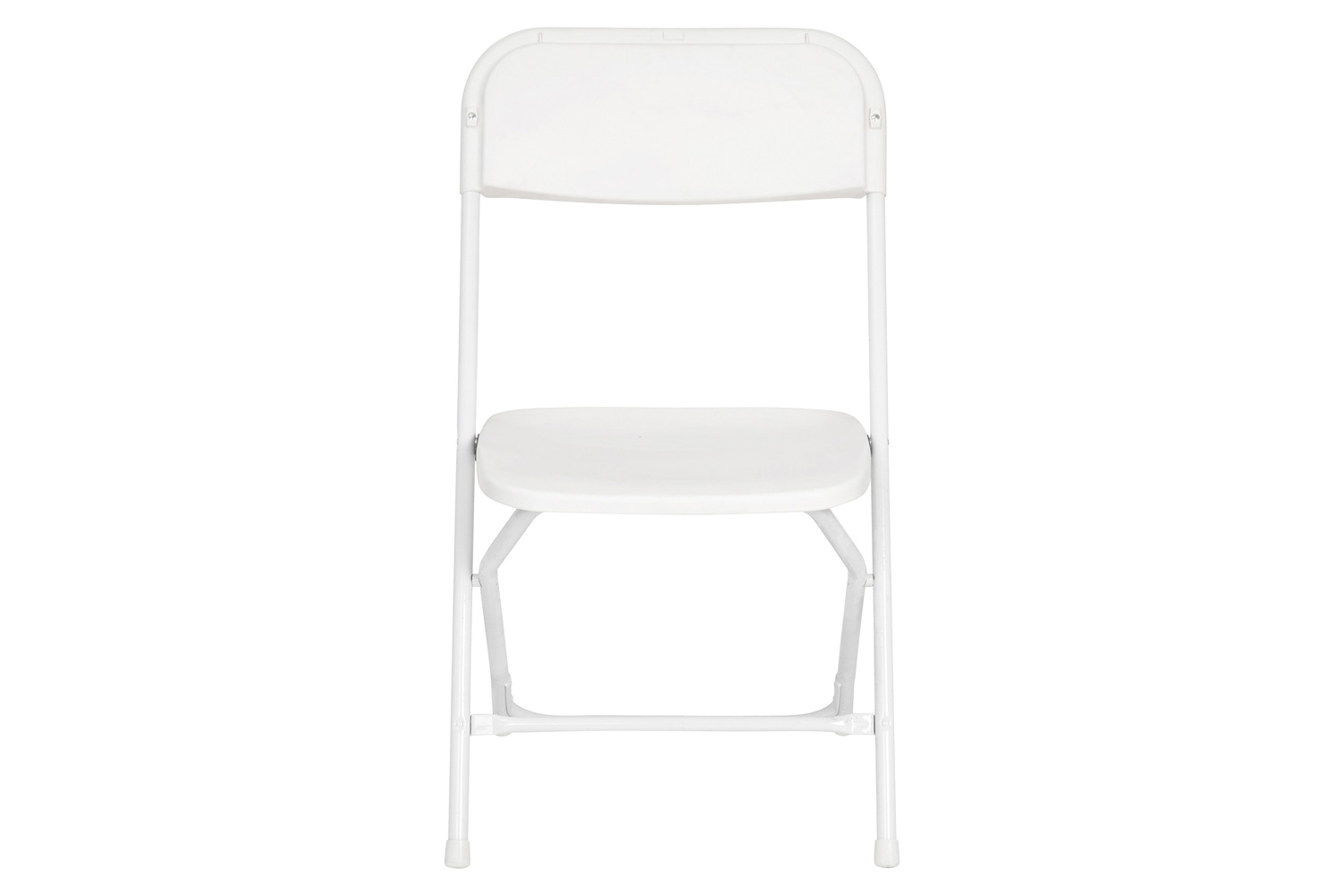 BLNK Hercules Big and Tall Commercial Folding Chair 4-Pack - White