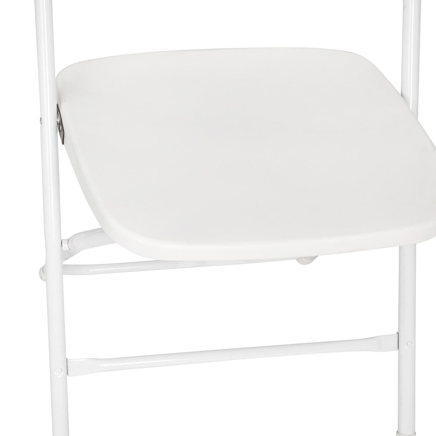 BLNK Hercules Big and Tall Commercial Folding Chair 4-Pack - White