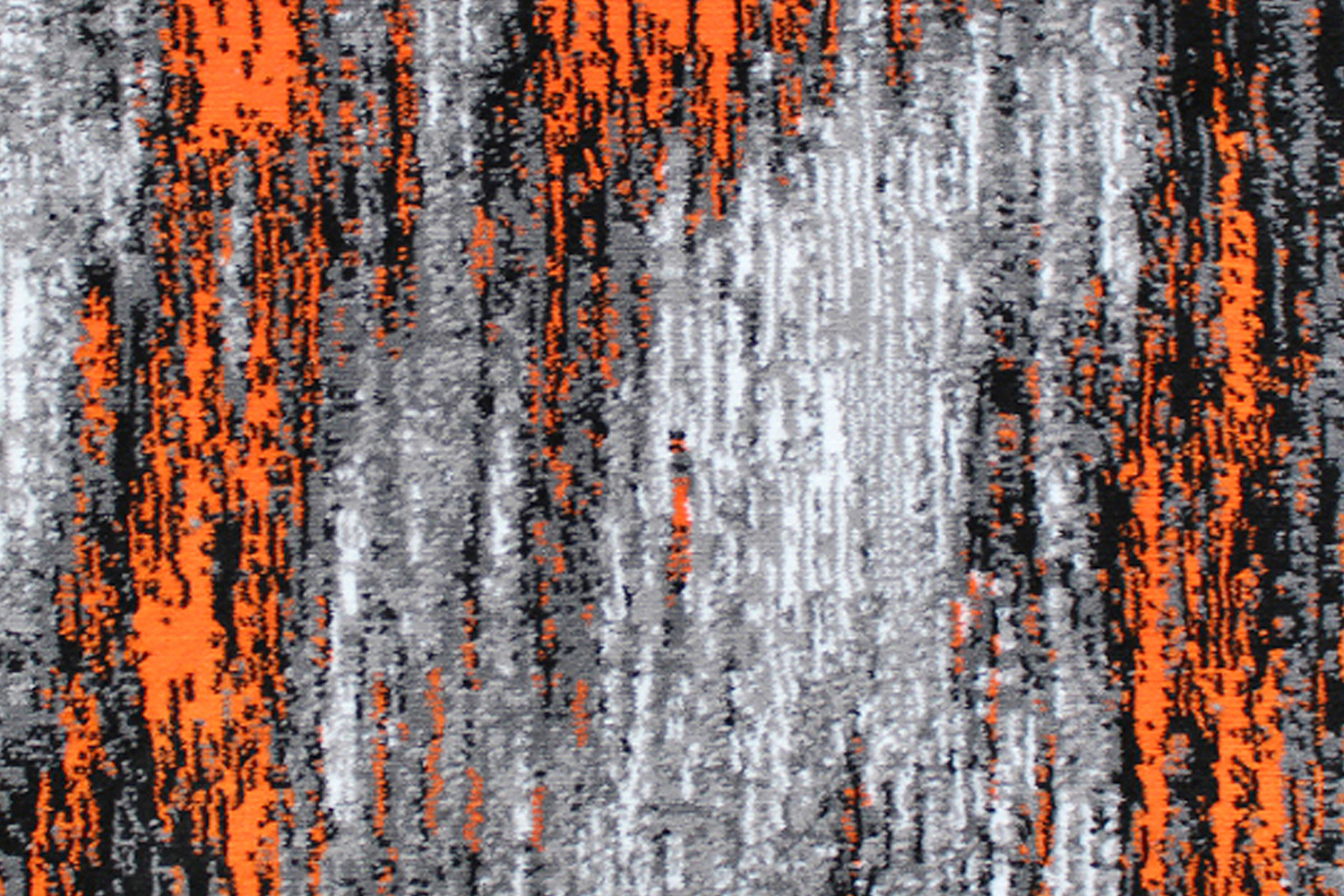 BLNK Rylan Collection Abstract Olefin Scraped Area Rug with Jute Backing - Orange, 2'W x 3'L