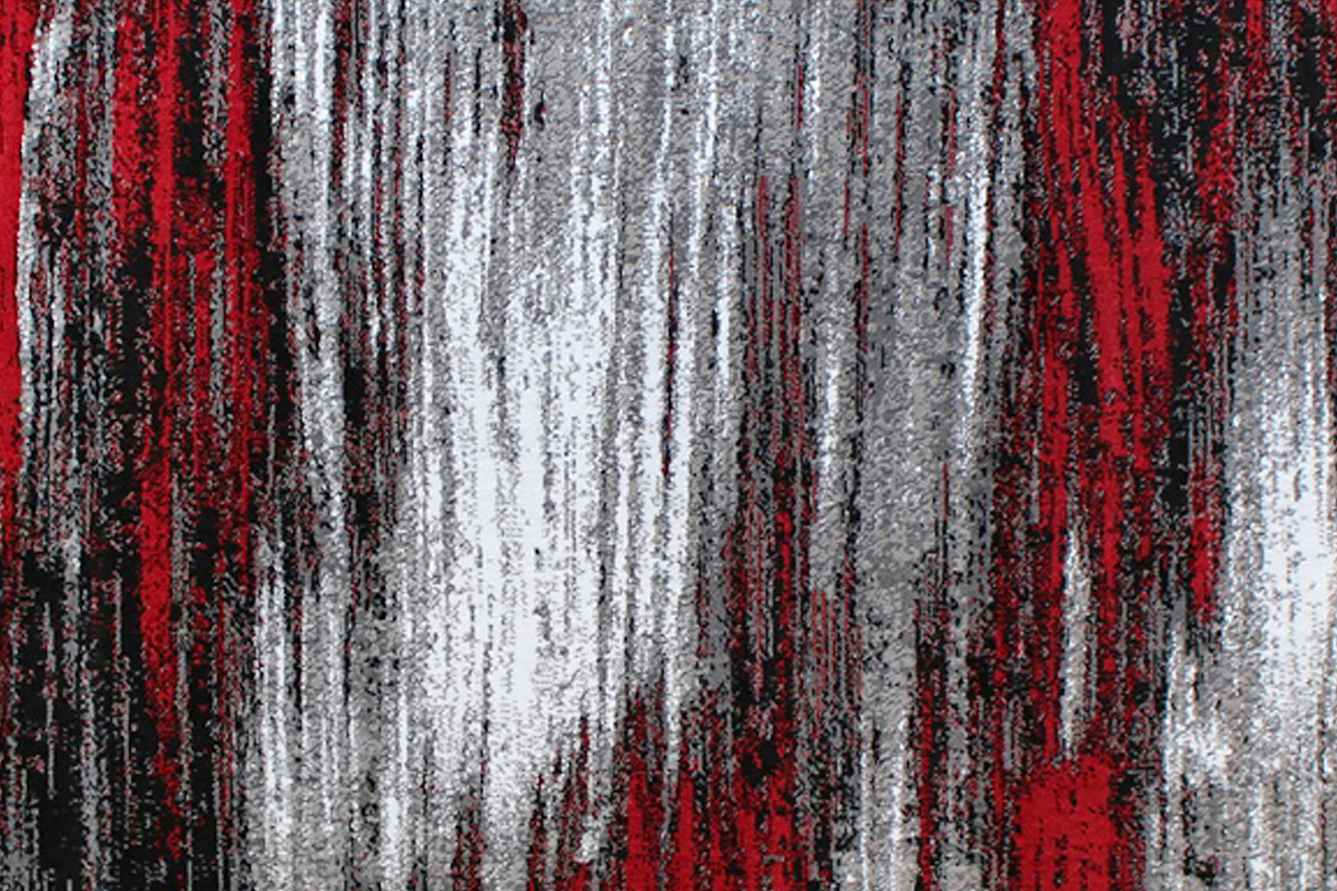 BLNK Rylan Collection Olefin Scraped Design Area Rug with Jute Backing - Red, 8'W x 10'L