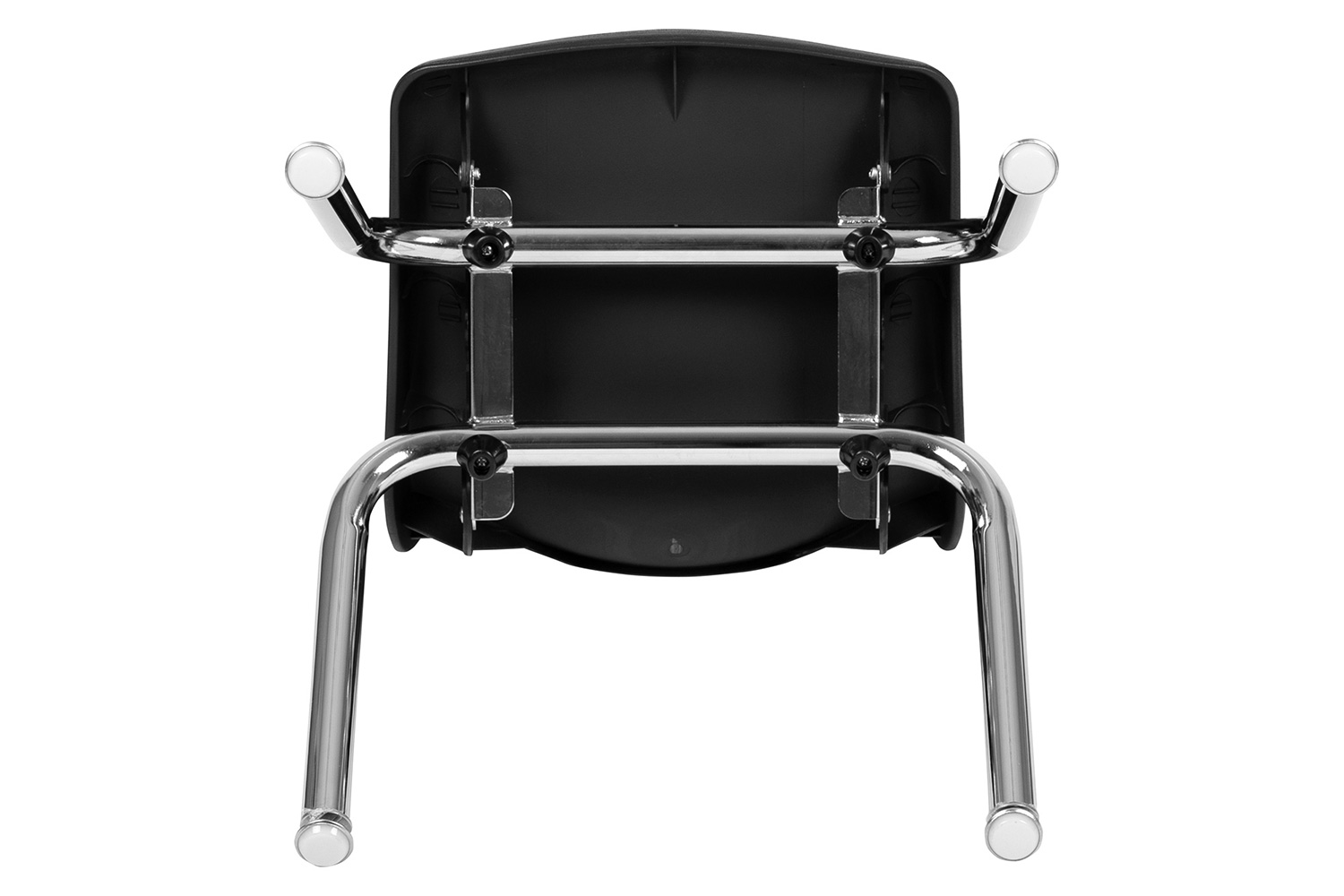 BLNK Mickey Advantage Student Stack School Chair - Black, 12"H