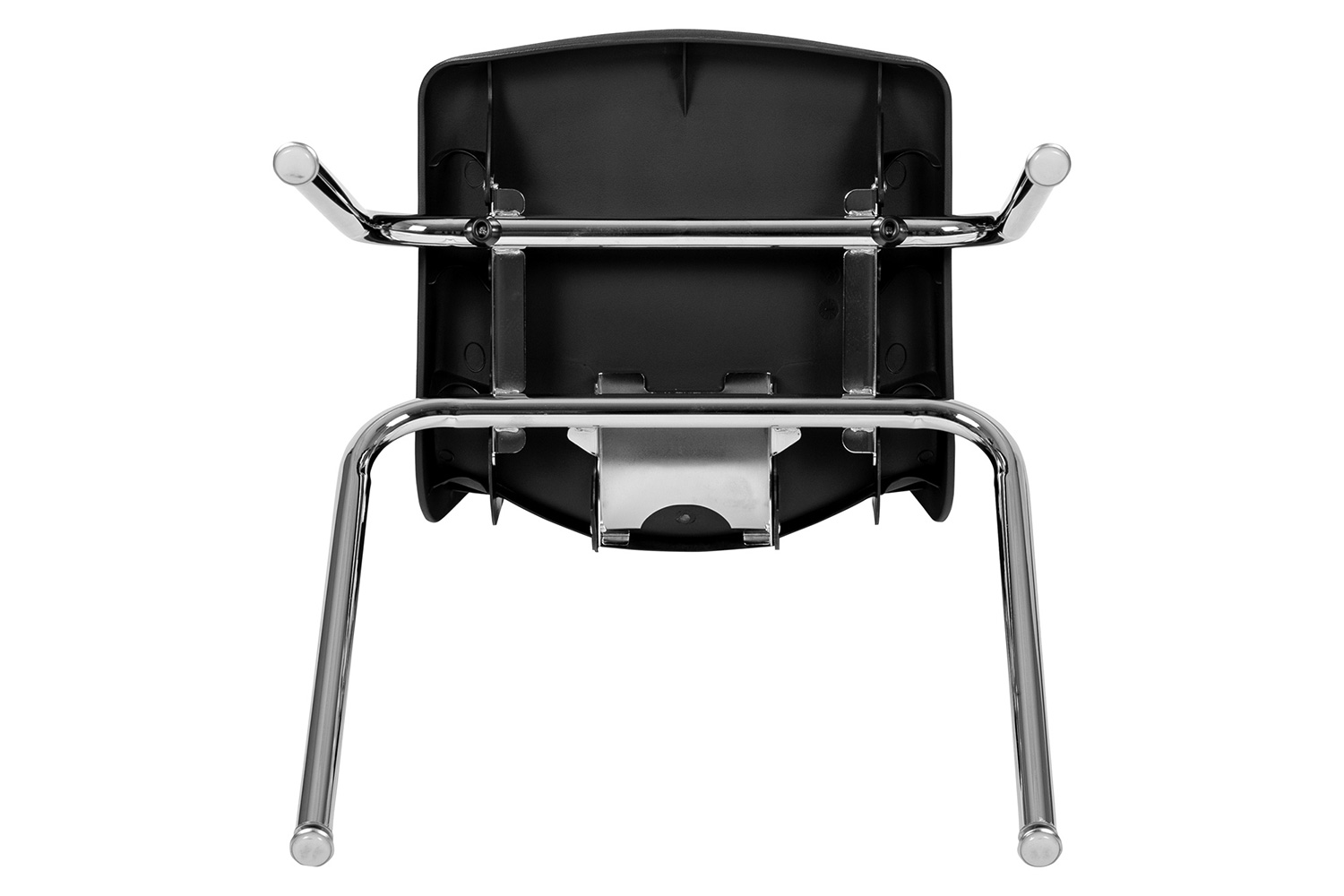 BLNK™ Mickey Advantage Student Stack School Chair - Black, 18"H