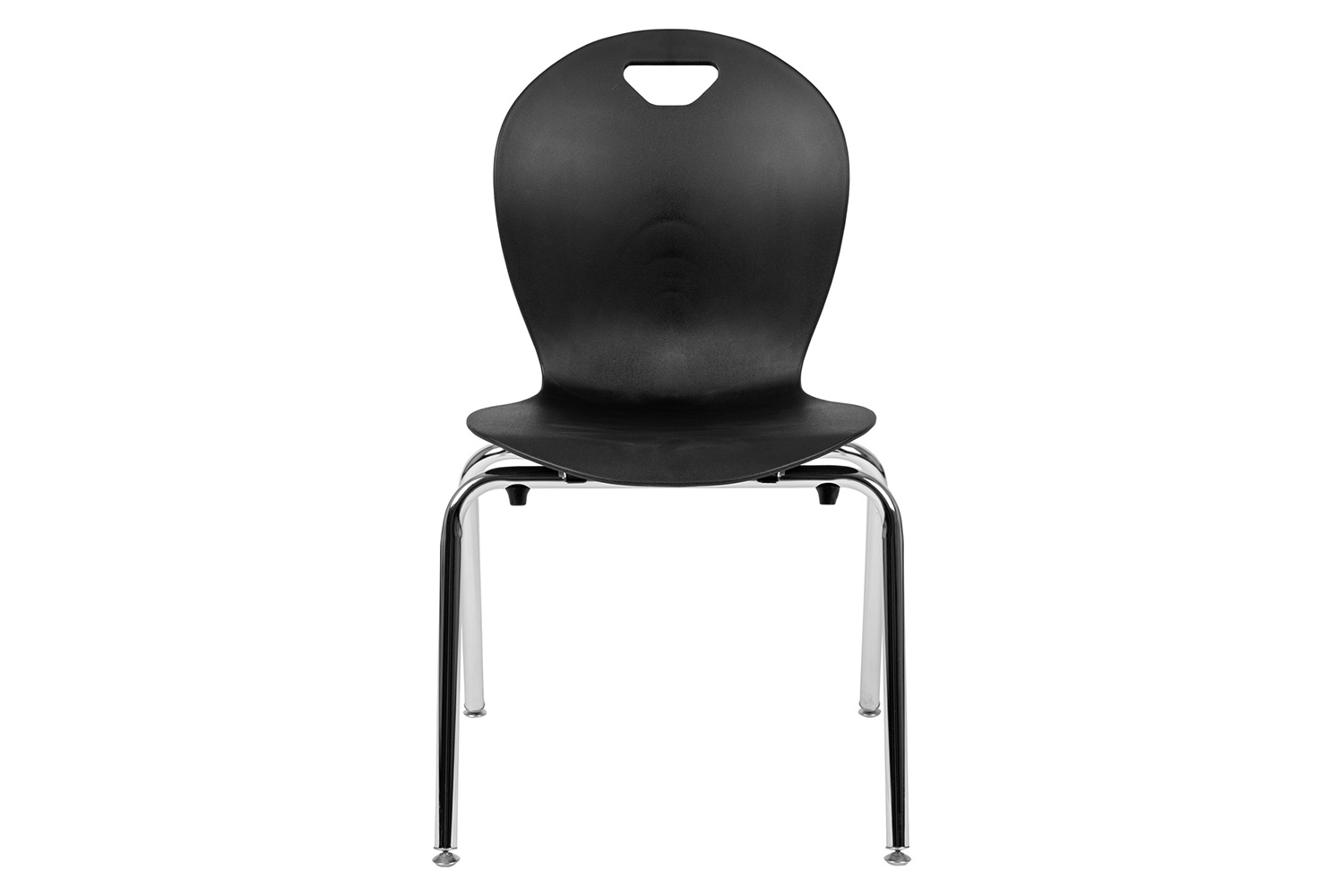 BLNK™ Mickey Advantage Student Stack School Chair - Titan Black, 18"H