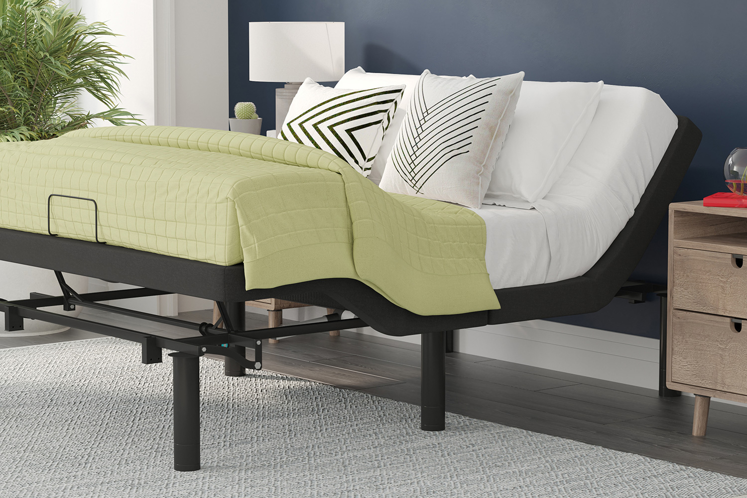 BLNK Selene Adjustable Upholstered Bed Base - Full Size