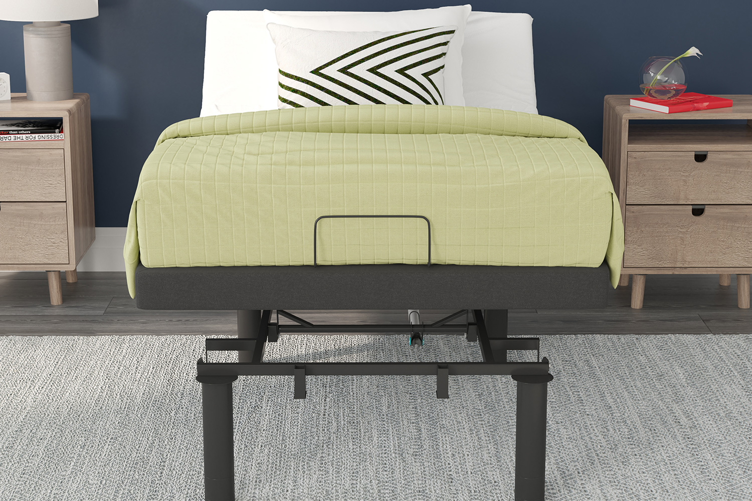 BLNK Selene Adjustable Upholstered Bed Base - Twin Size