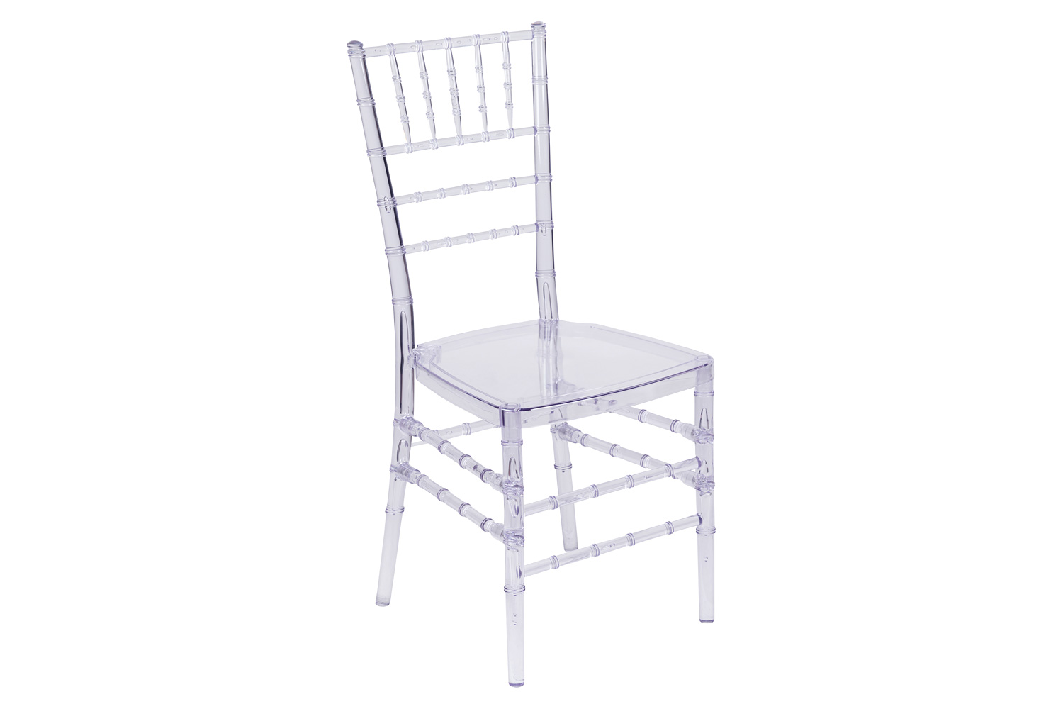 BLNK™ Flash Elegance Chiavari Stacking Chair - Crystal Ice Blue