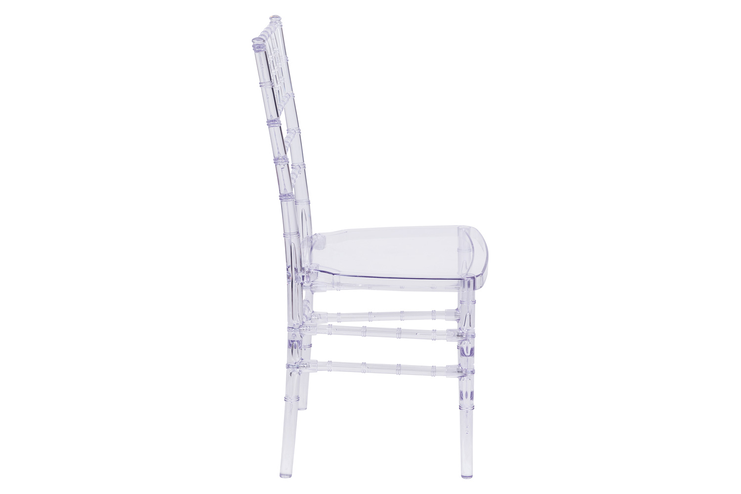 BLNK™ Flash Elegance Chiavari Stacking Chair - Crystal Ice Blue