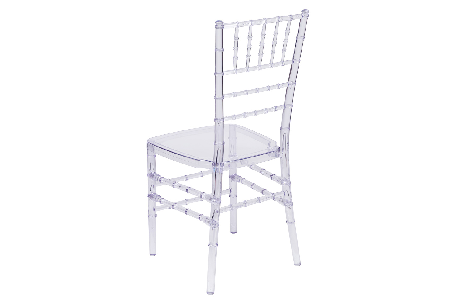 BLNK™ Flash Elegance Chiavari Stacking Chair - Crystal Ice Blue