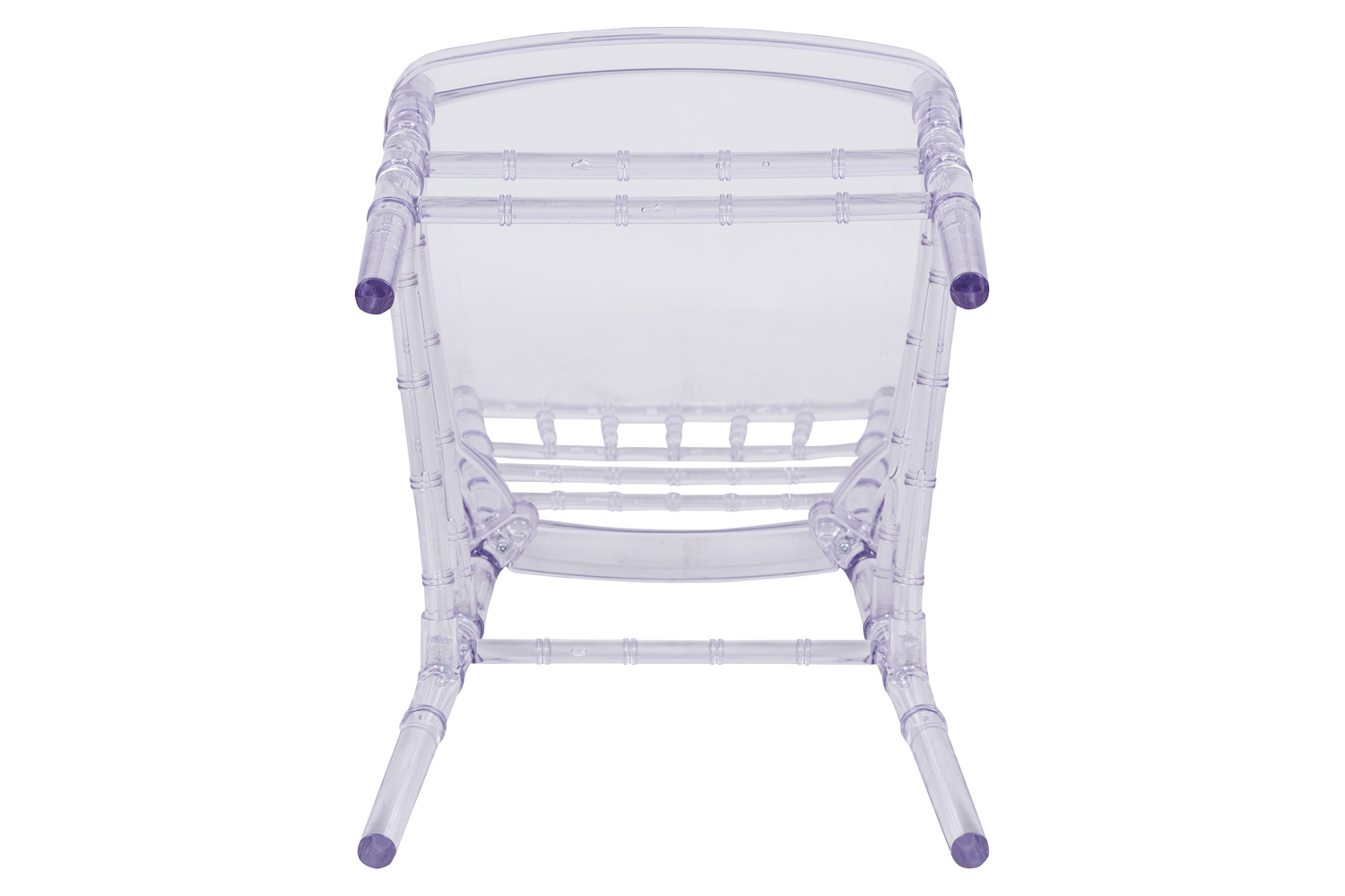 BLNK™ Flash Elegance Chiavari Stacking Chair - Crystal Ice Blue