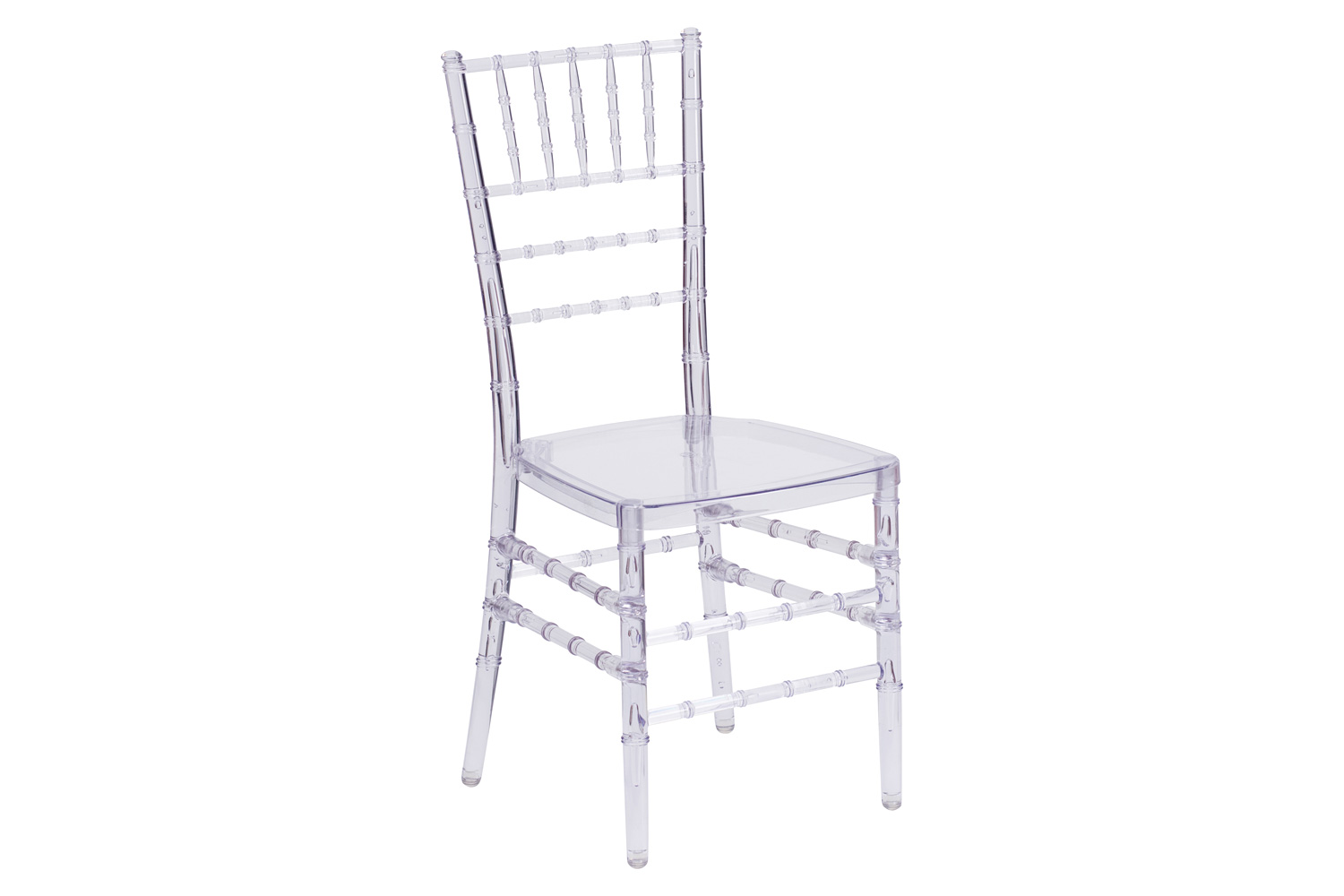 BLNK™ Flash Elegance Chiavari Stacking Chair - Crystal Ice