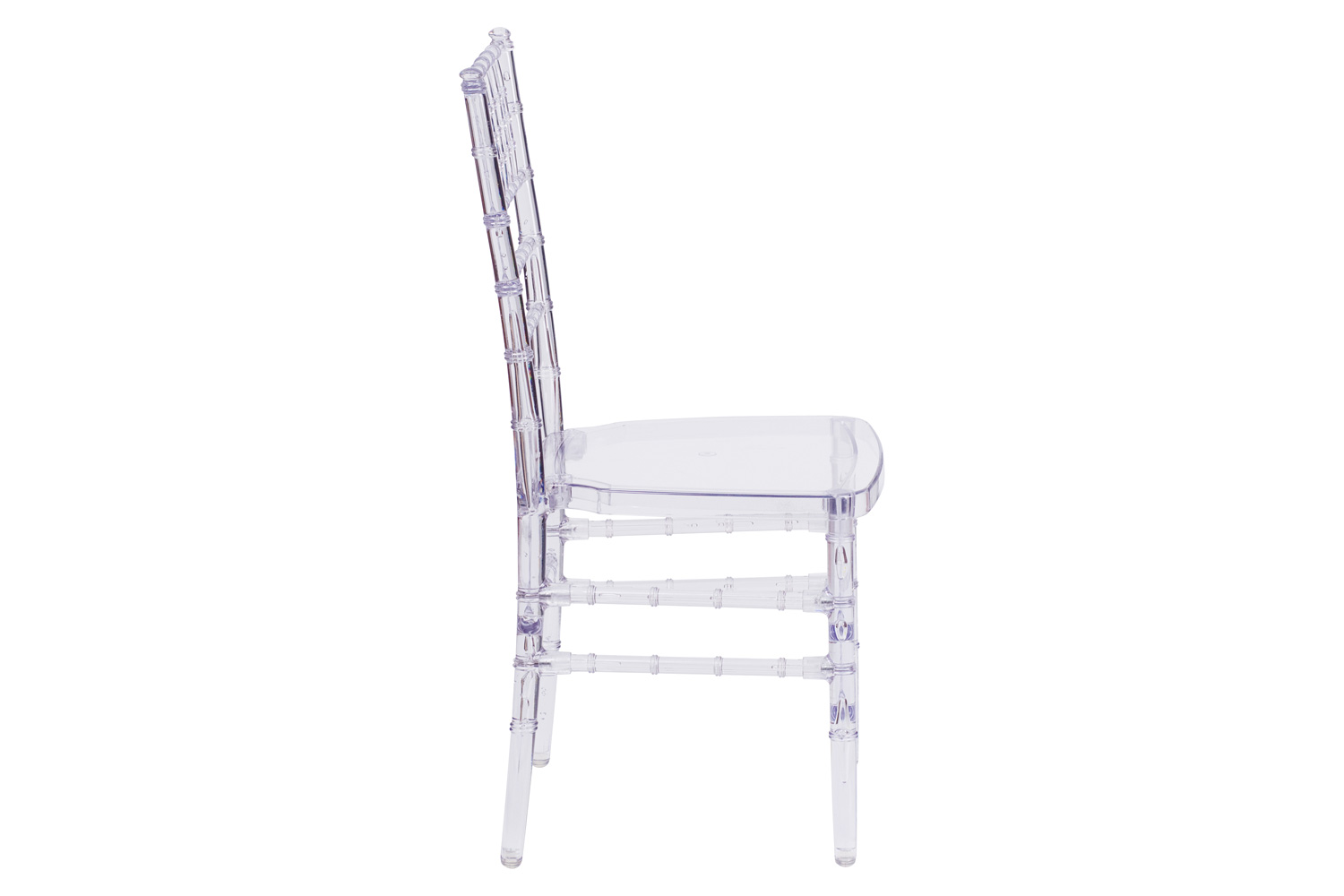 BLNK™ Flash Elegance Chiavari Stacking Chair - Crystal Ice