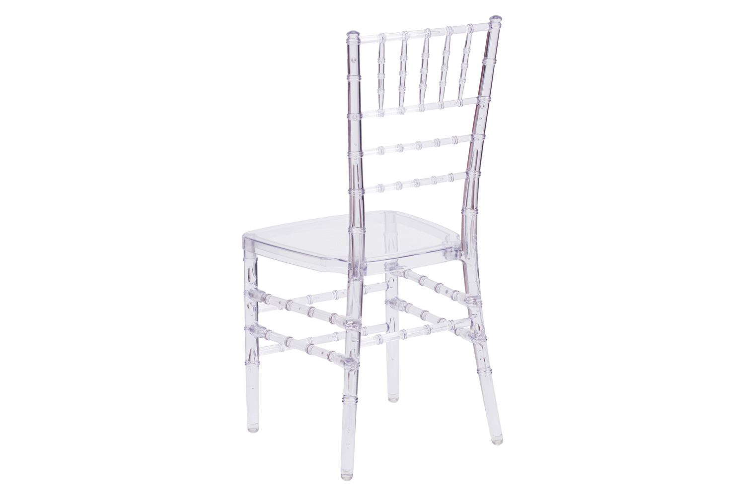 BLNK™ Flash Elegance Chiavari Stacking Chair - Crystal Ice