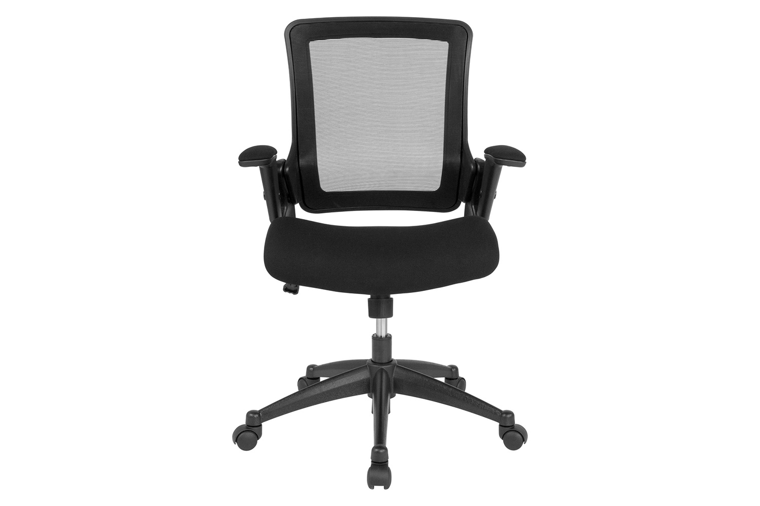 BLNK - Hamilton Mid-Back Mesh Executive Swivel Office Chair with Molded Foam Seat and Adjustable Arms