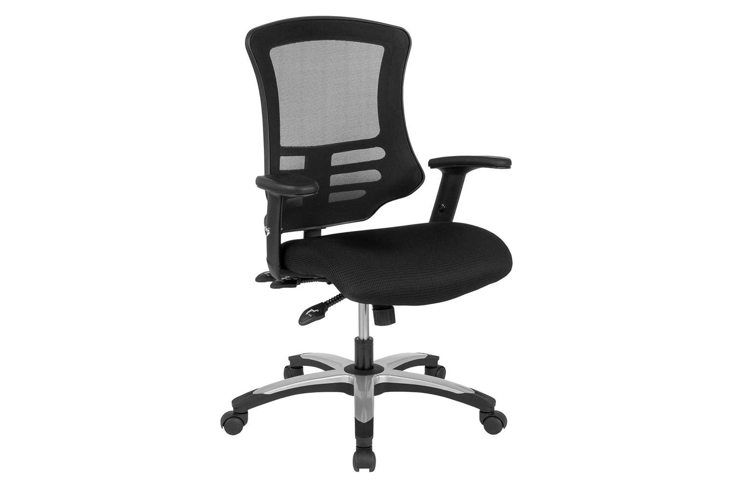 BLNK - Waylon Waylon High-Back Mesh Multifunction Executive Swivel Ergonomic Office Chair with Molded Foam Seat and Adjustable Arms