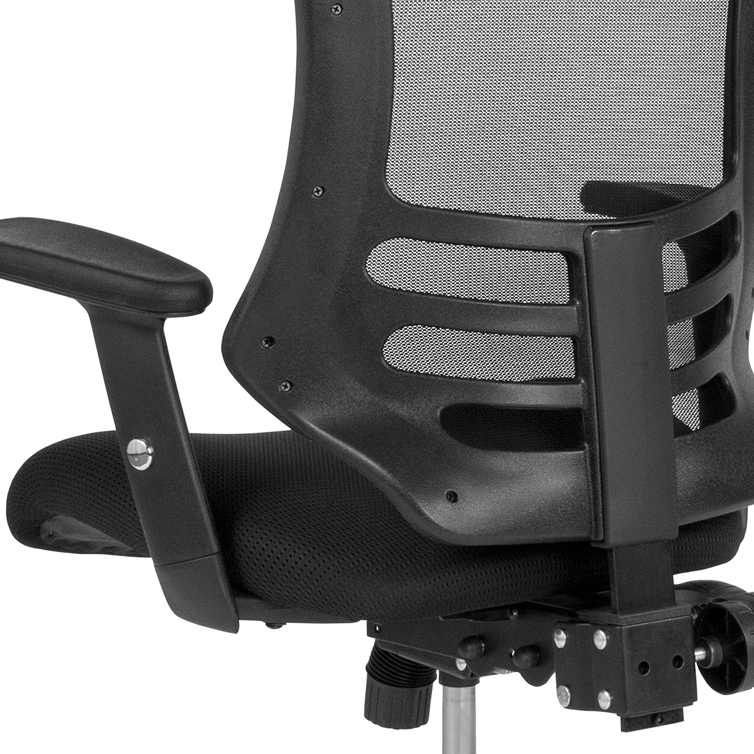 BLNK - Waylon Waylon High-Back Mesh Multifunction Executive Swivel Ergonomic Office Chair with Molded Foam Seat and Adjustable Arms