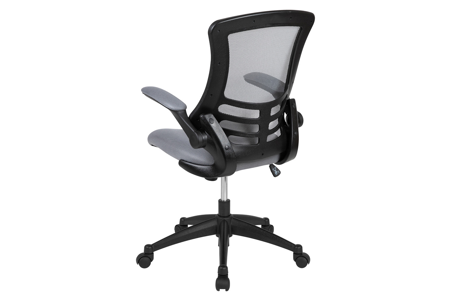 BLNK Kelista Mid-Back Mesh Swivel Ergonomic Task Office Chair with Flip-Up Arms - Dark Gray