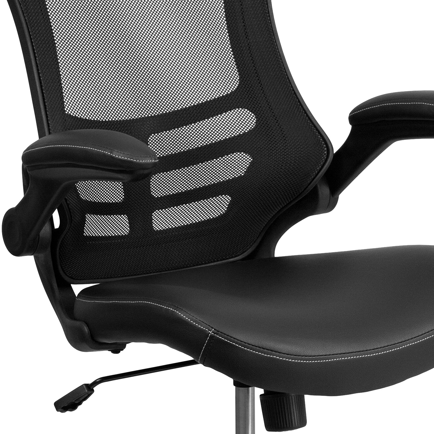 BLNK - Kelista Mid-BackMesh Swivel Chair with Wheels