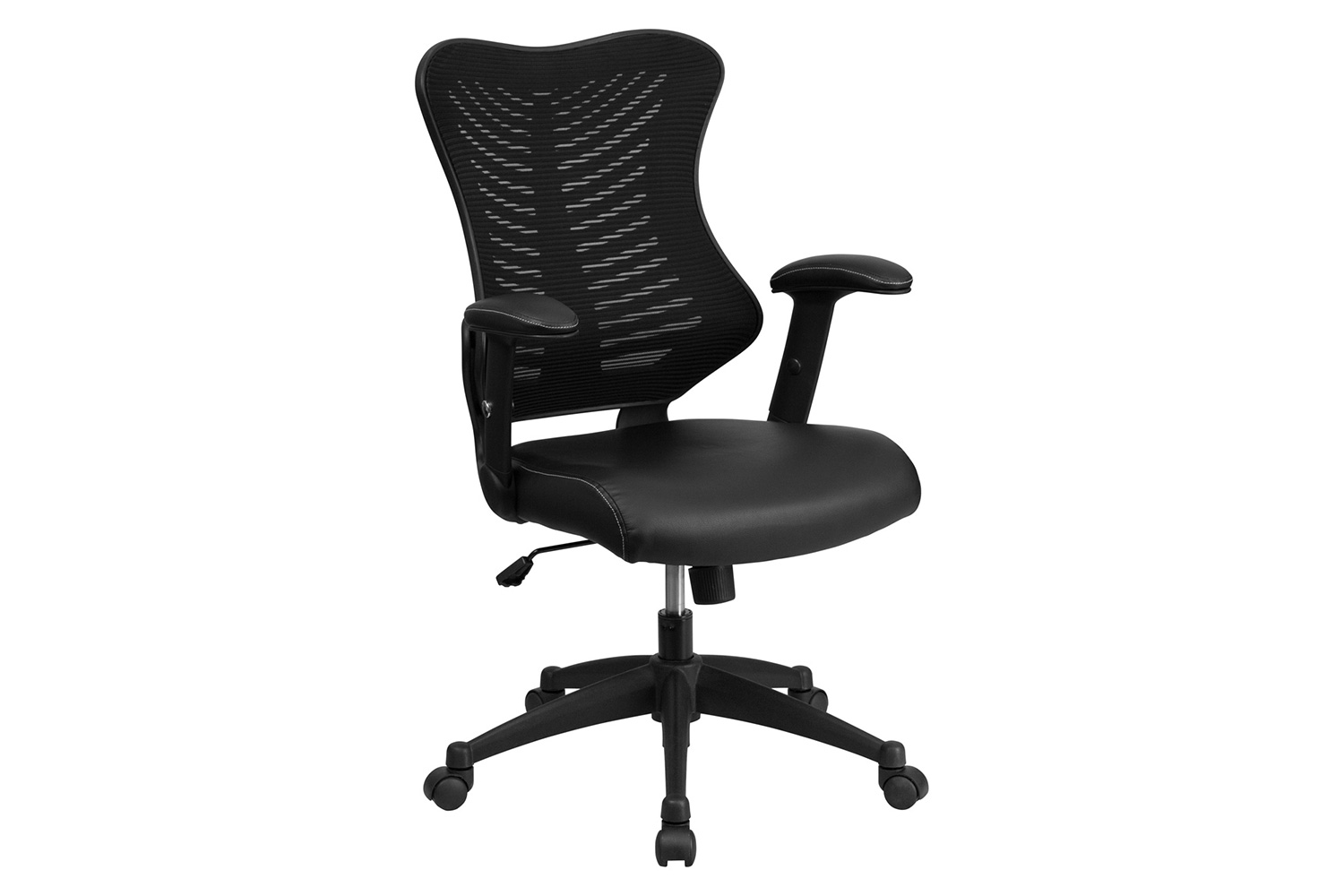 BLNK - Kale High-Back Designer Mesh Executive Swivel Ergonomic Office Chair with Seat and Adjustable Arms