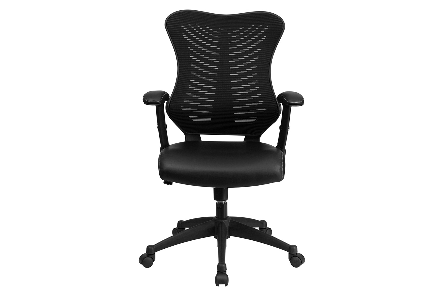 BLNK - Kale High-Back Designer Mesh Executive Swivel Ergonomic Office Chair with Seat and Adjustable Arms